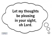 pleasing thoughts bubble